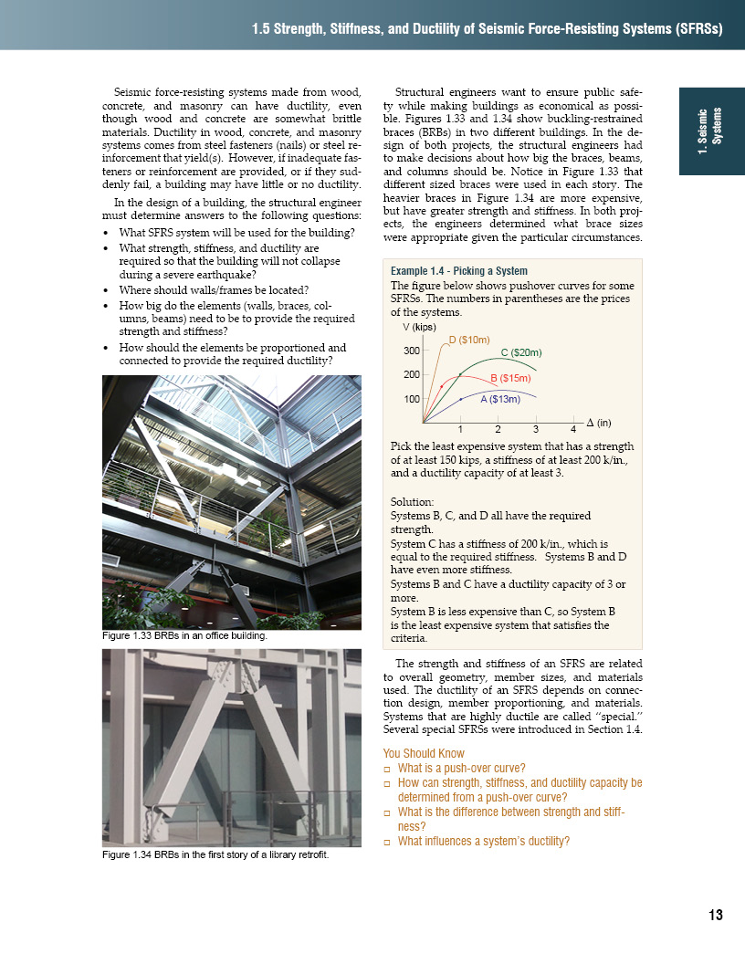 This page of the book discusses the decisions that structural engineers have to make.